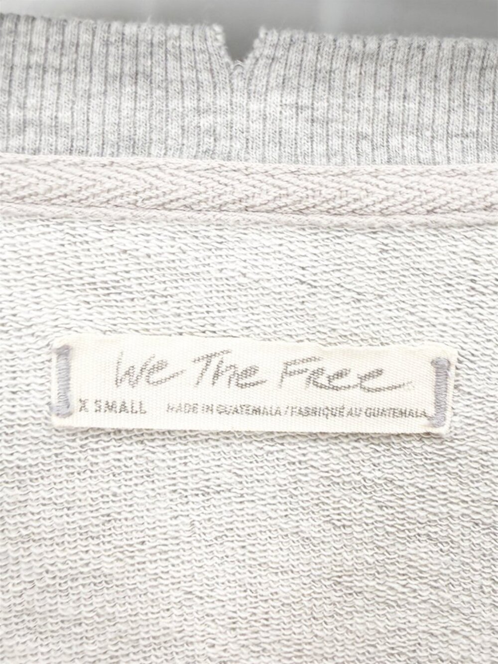 We The Free Camden Sweatshirt in Light Sand Heather Grey XS - Picture 6 of 10